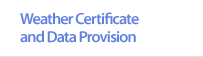 Weather Certificate and Data Provision